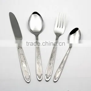 China Best Quality Multi-purpose Stainless Steel Spoon Fork Knife Sets in Kitchen and Restaurant thumbnail-3