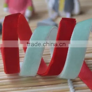 Eco Friendly China Fashion Colorful 100% Nylon Velvet Ribbon thumbnail-1