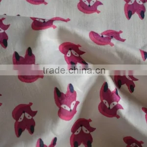 80s Cotton Combed Sateen Print Fabric thumbnail-1