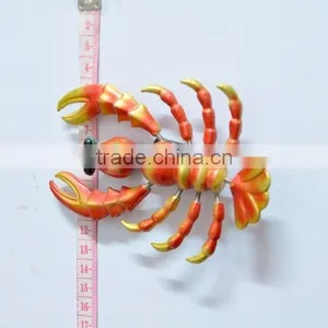 4 Inch Animal Plastic Cartoon Lobster Romania 3D Beach Fridge Magnet thumbnail-3