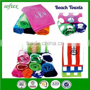 Direct Buy China Cotton Personalized Striped Monogrammed Beach Towel Supplier's Choice thumbnail-1
