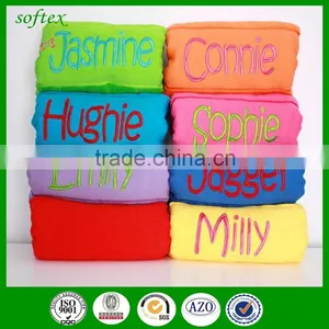 China Wholesale Cotton Embroidered Personalized Beach Towels With Names thumbnail-1