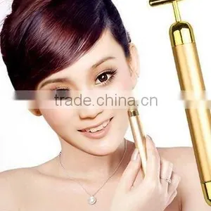 Home Use Handle 24K Gold Energy Beauty Bar Facial Lifting Massager Beauty Equipment thumbnail-1