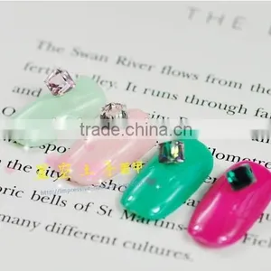 4mm Nail Art Square Diamond,3D Geometric Square Diamond,square Diamond ZX:CNS24 thumbnail-5