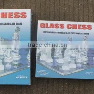 Glass Chess Set With Youth,Medium,Large Size thumbnail-1