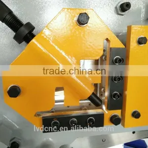 With Hydraulic Driving, Hand Operated Ironworker for Cutting and Punching the Round thumbnail-6