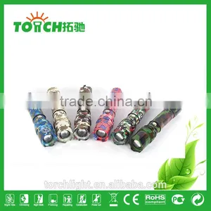 Emergency Led Flashlight Waterproof Lamp Adjustable LED Flashlight 3-Modes Rechargeable Flashlight AAA/1*18650 Battary 8001 thumbnail-3