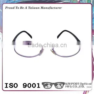 Retro Round Style Shape and Copper Material Frame Prescription Eyeglasses thumbnail-4