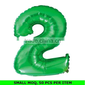 Custom 18", 32" and 42" Number Mylar Balloon Wholesale thumbnail-1
