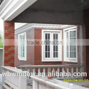 White Grills Design for Pvc Casement Windows in Foshan Factory thumbnail-2