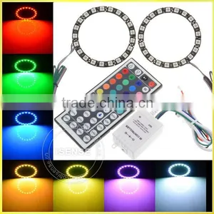For Prius Head Light RGB/ COB 60 40 50 mm 5050smd Angle Eyes Halo Rings Halo Kits thumbnail-1