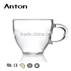 Christmas Holiday Durable High Borosilicate Glass Water Cup With Handle thumbnail-1