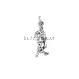 Sterling Silver Charm,Great Pattern Design Jewlery thumbnail-1