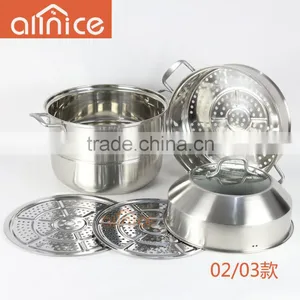 New Stainless Steel Couscous With Steamer Couscous Pot/High Grade Couscoussier/food Steamer Pot thumbnail-6