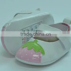 Fashion White PU Applique Maryjane Nursery Shoe thumbnail-3