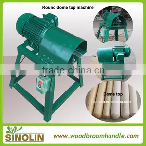 SINOLIN Machine to Make Round Dome Top for Wooden Broom Handle thumbnail-1