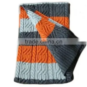 New Arrival Unisex Acrylic Knitted Winter Hat Scarf Glove Set thumbnail-5