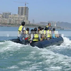 IN STOCK!!0.9mm PVC Material Big Inflatable Boat thumbnail-5