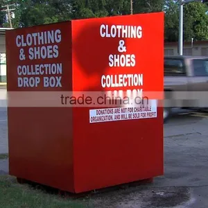 Metal Clothing Collection Bins thumbnail-1