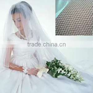 Quadrangle Mesh Wedding Dress Fabric 20D thumbnail-1
