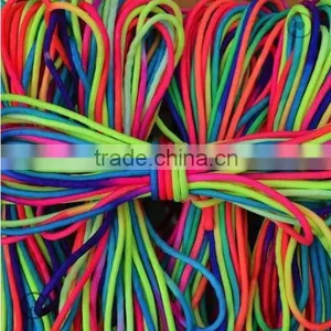 Hot Sale Rainbow Paracord Woven Keychain, Rainbow Rope 550 to Make Keychain, Rainbow 550 Paracord Survival Keychain Quality Choice thumbnail-2