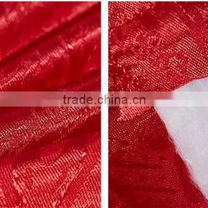 100% Silk Quilt With Red Color Jacquard Flower thumbnail-4