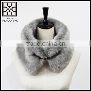 Own Design Fake Fur Scarf With Button thumbnail-5