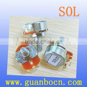 SOL-100w Wirewound Resistor-24mm Potentiometers Rotary Potentiometers Resistor Wirewound Potentiometer thumbnail-1