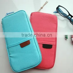 Custom Logo Cute Style Passport Mobile Case Card Holder for Women Travel Wallet thumbnail-1