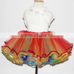 5 Layer Girl's Dance Dress Tutu Dress thumbnail-1