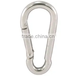 Stainless Steel Caribiner, Metal Caribiner, Shackle for Paracord Keychains thumbnail-1