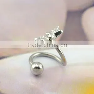Lip Ring Labret Studs Flower Eyebrow Rings Helix Ear Piercing thumbnail-3