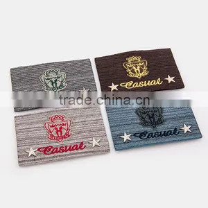 Branded Leather Patch Jeans Leather Patch With Metal thumbnail-6