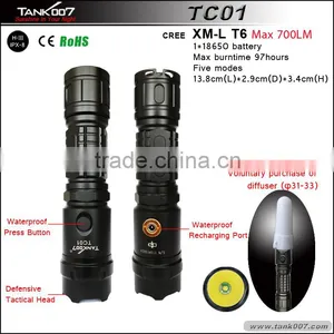 2015 OEM/ODM Rechargeable Flashlight Emergency Led Flashlight thumbnail-6
