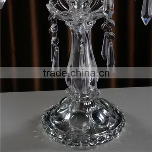 Wholesale 5arms Crystal Clear Candelabra From China thumbnail-2
