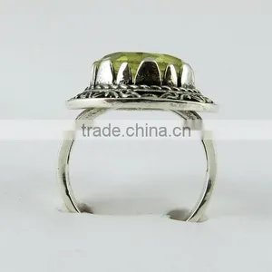 Royal Design !! Lemon Topaz 925 Sterling Silver Ring, Gemstone Silver Jewelry, Silver Jewelry Manufacturer thumbnail-5