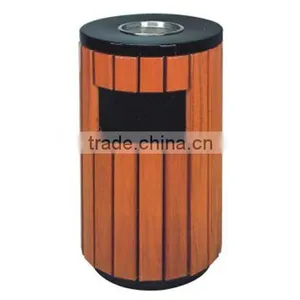 Wood Recycling Eco-friendly Dustbin BH20501 thumbnail-1