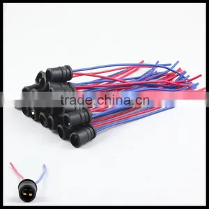 T10 W5w Led Bulb Holder Cable Adapters Soft Rubber T10 Bulb Connector Socket thumbnail-1
