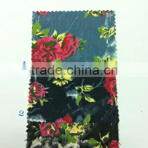 Cotton Spandex Denim Printed Fabric:P6480-D13081321 thumbnail-1