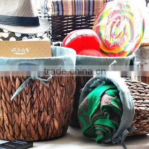 Hot Sale Papyri Woven Baskets New Design Detachable Cheap Handmade Storage Basket thumbnail-1