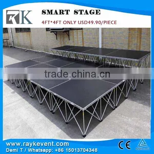 Economical Hydraulic Revolving Stage Easy Truss System Mobile Stage thumbnail-1