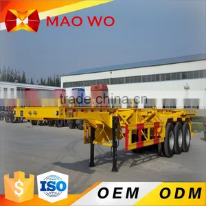 2016 Hot Skeleton Semi Trailer Used Container Chassis Sale Quality Choice thumbnail-1