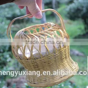 Handwoven Bamboo Decorative Basket for Planting thumbnail-2