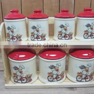 Storage Type Chef Design Ceramic Food Grade Storage Jar thumbnail-1