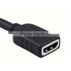 6 Inch Gold Plated CABLE HDMI to HDMI Male to Female HDMI Cable thumbnail-1