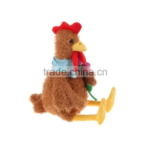Custom Cute Stuffed Plush Farm Animal Chicken Toys For Kids thumbnail-4