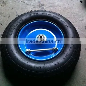 Pneumatic Rubber Wheel for Wheelbarrow 4.80/4.00-8 thumbnail-1