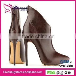 2015 High Quality Europen Style Women High Heel Boots For Autumn Winter Personality Short Boots thumbnail-4
