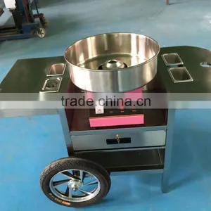 Commercial Customize Stainless Steel Street Cotton Candy Cart For Sale thumbnail-2