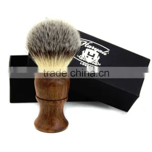Shaving Brush Synthetic Hair in Wooden Handle Brush thumbnail-1